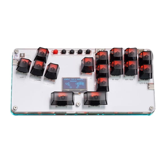 Street Fight Arcade Controller Gaming Keypad Leverless Controller for PC 16Keys All Button Arcade Stick