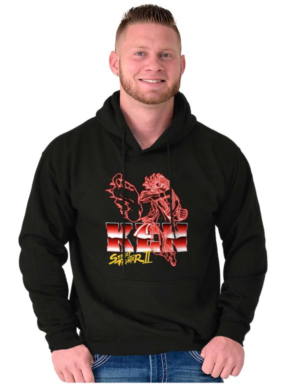 2 Ken Neon Sign Graphic Pullover Hoodie Brisco Brands S