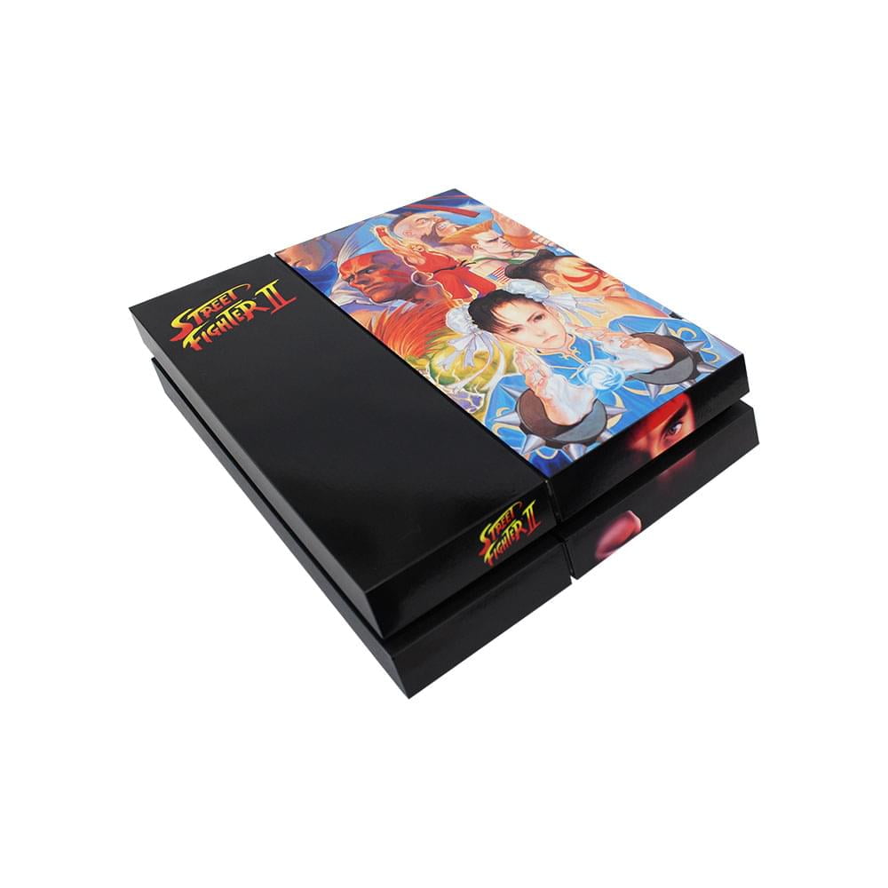 Console Super Nintendo et jeu Street Fighter II avec 2 manettes - SN