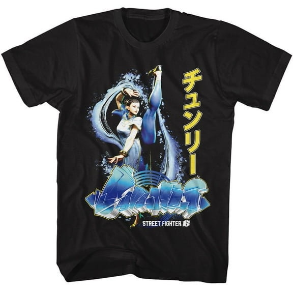 Street Fighter 6 Chun Li Graffiti Men's T Shirt