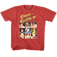 thumbnail image 1 of Street Fighter 8Bit Vintage Red Children's T-Shirt, 1 of 2