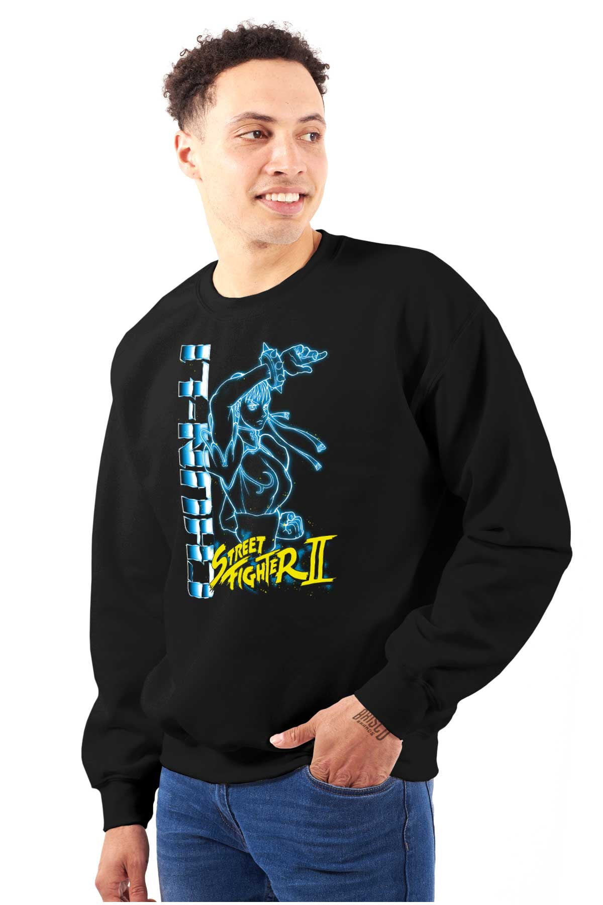 Street Fighter 90s Gamer Chun-Li Unisex Plus Size Sweatshirt Brisco ...