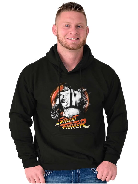 Street Fighter 90s Video Game Ryu Hoodie Sweatshirt Women Men Brisco Brands M