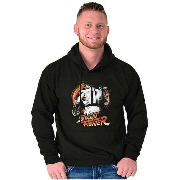 Street Fighter 90s Video Game Ryu Hoodie Sweatshirt Women Men Brisco Brands S