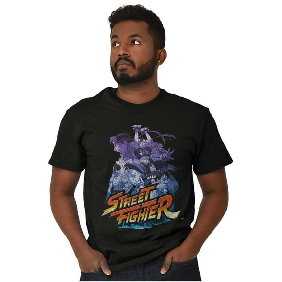 Street Fighter 90s Video Gamer Men's Graphic T Shirt Tees Brisco Brands S
