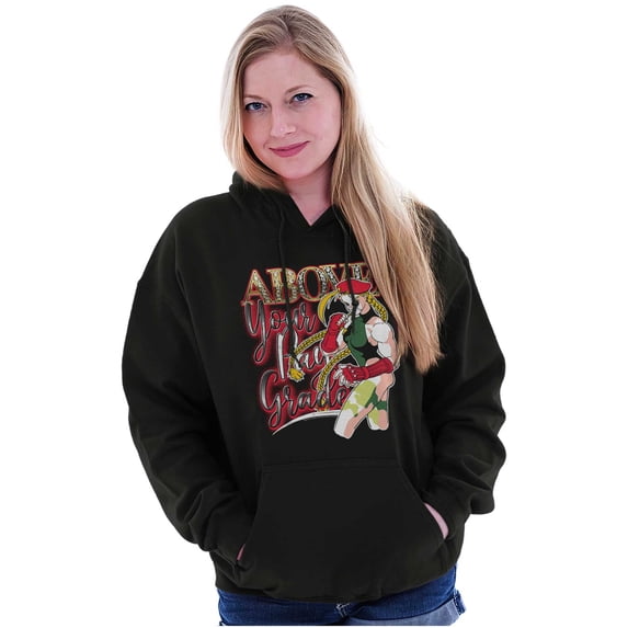 Street Fighter Above Your Pay Grade Graphic Pullover Hoodie Brisco Brands S