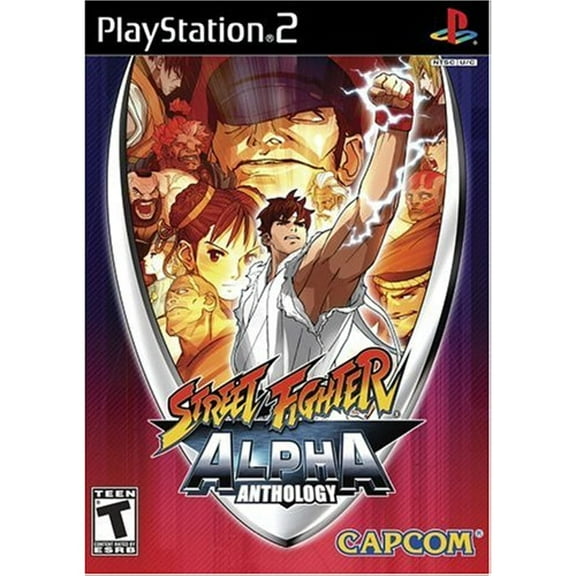 Restored Street Fighter Alpha Anthology - Playstation 2 (Refurbished)