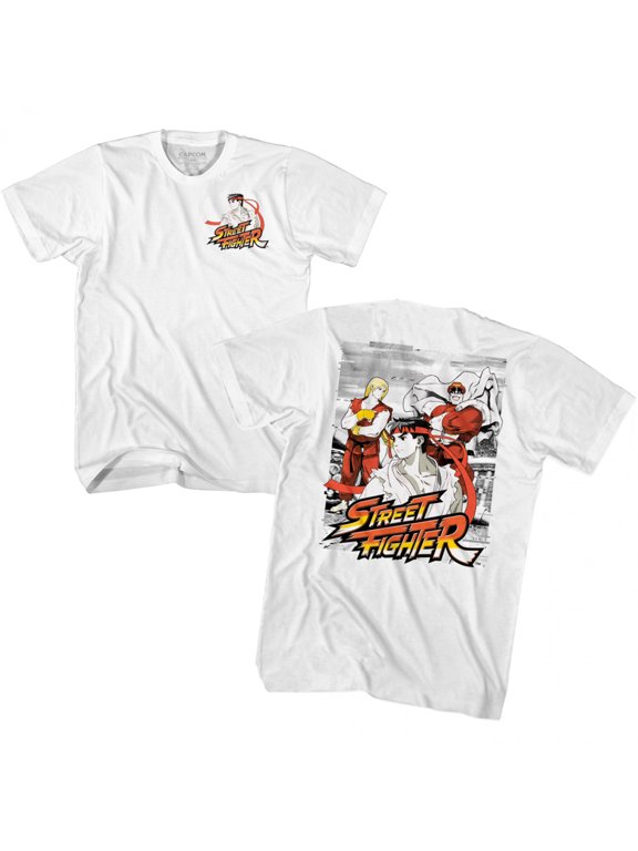 Alpha Series Ryu Ken M. Bison Character On Back T-Shirt-XLarge