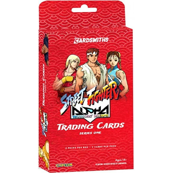 Street Fighter Alpha: Warriors' Dreams Trading Cards Collector Box | 2 Packs