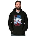 thumbnail image 1 of Street Fighter America Flag USA Guile Hoodie Sweatshirt Women Men Brisco Brands S, 1 of 6