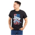 thumbnail image 1 of Street Fighter America Flag USA Guile Men's Graphic T Shirt Tees Brisco Brands S, 1 of 6