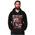 thumbnail image 1 of Street Fighter Balrog Never Quit Men Big & Tall Graphic Hoodie Brisco Brands 5X, 1 of 5