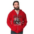 thumbnail image 1 of Street Fighter Balrog Never Quit Zip Hoodie Sweatshirt Men Brisco Brands L, 1 of 6