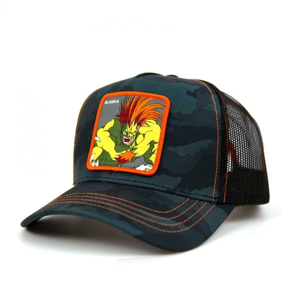 Street Fighter Blanka Patch Trucker Hat