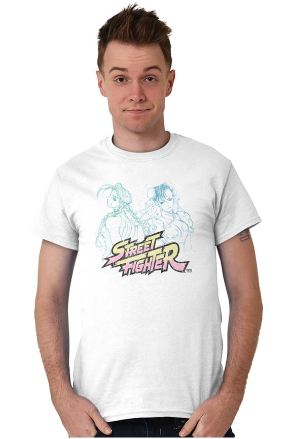 Cammy Chun-Li Gamer Men's Graphic T Shirt Tees Brisco Brands S