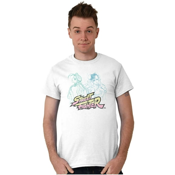 Street Fighter Cammy Chun-Li Gamer Men's Graphic T Shirt Tees Brisco Brands X