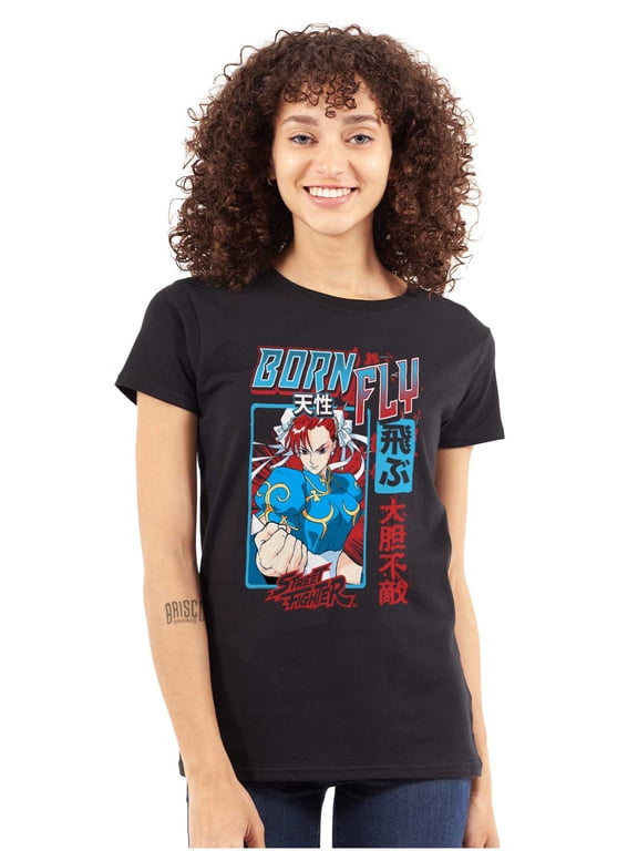 Chun Li Born Fly Women's T Shirt Ladies Tee Brisco Brands M