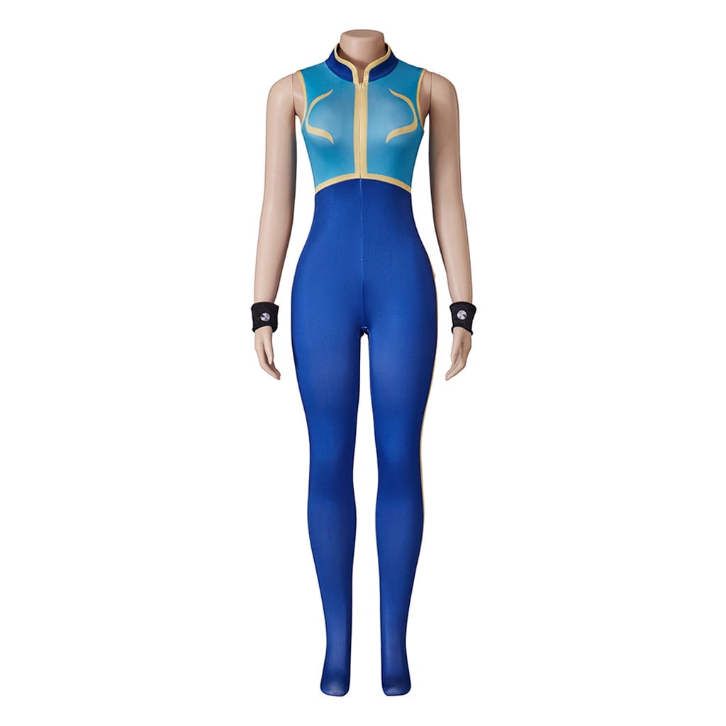 Street Fighter Chun-Li Dress - Halloween Bodycon Jumpsuit & Qipao Dress