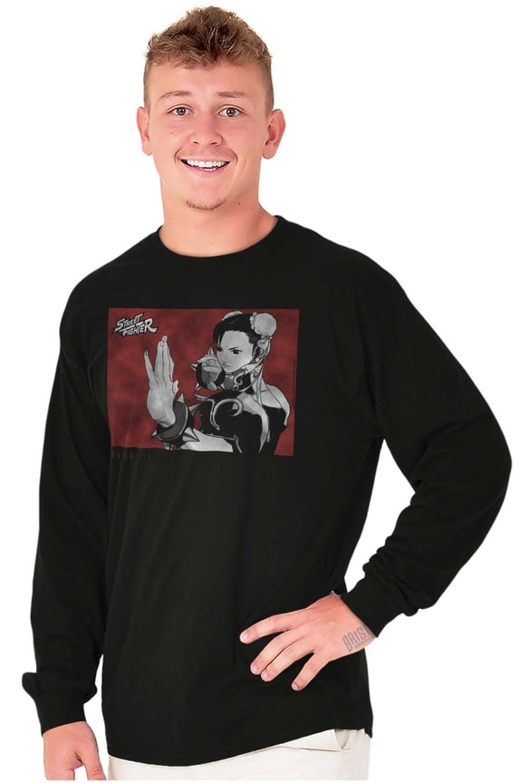 Chun Li Game Character Long Sleeve TShirt Men Women Brisco Brands X