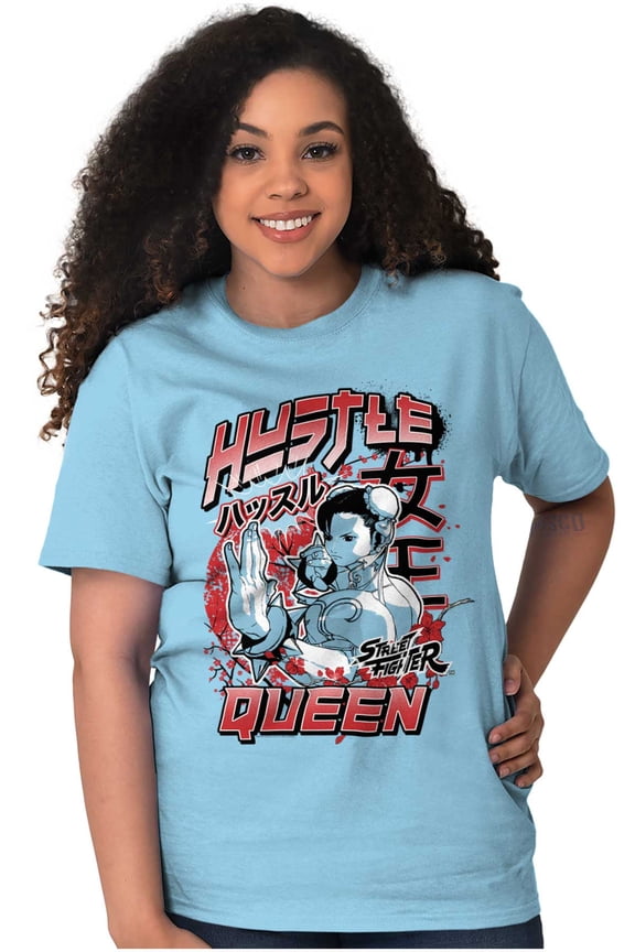 Chun Li Hustle Queen Women's Graphic T Shirt Tees Brisco Brands M