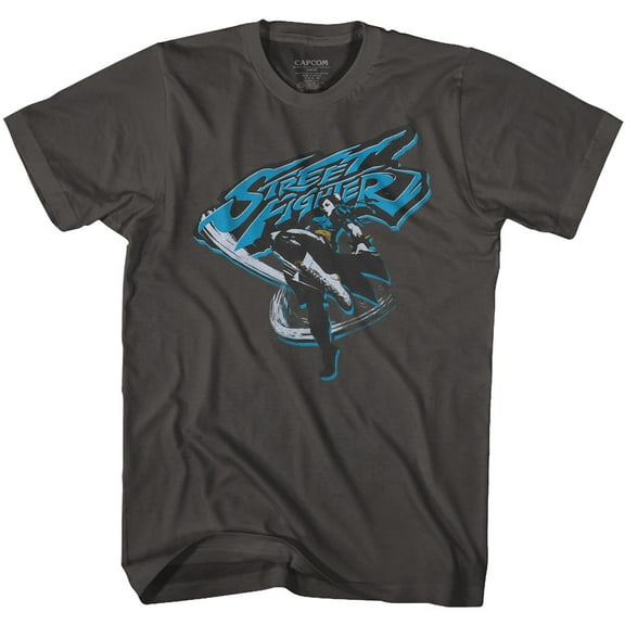 Street Fighter Chun-Li Smoke Adult T-Shirt