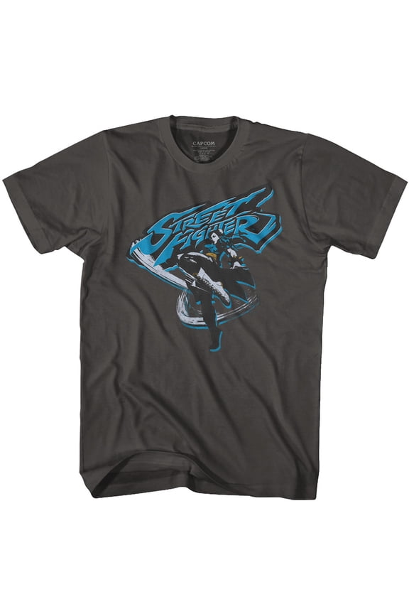 Street Fighter Chun-Li Smoke Adult T-Shirt