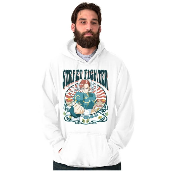 Street Fighter Chun Li Spring Foliage Hoodie Sweatshirt Women Men Brisco Brands S