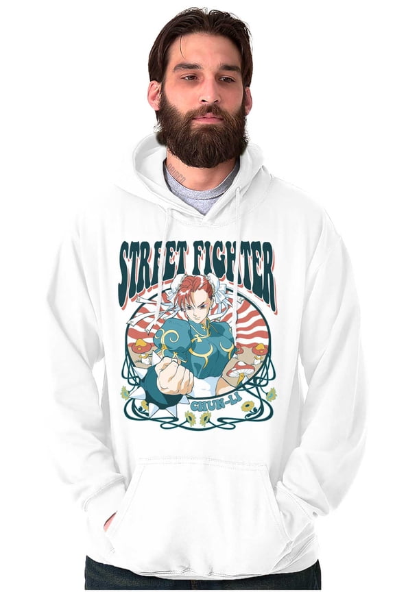Chun Li Spring Foliage Unisex Plus Fleece Graphic Hoodie Brisco Brands 5X