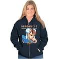 thumbnail image 1 of Street Fighter Chun Li Strong Woman Women Plus Size Zipper Hoodie Brisco Brands 5X, 1 of 5