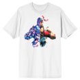 thumbnail image 1 of Street Fighter Classic Ryu Split Image Men's White T-shirt-Medium, 1 of 3