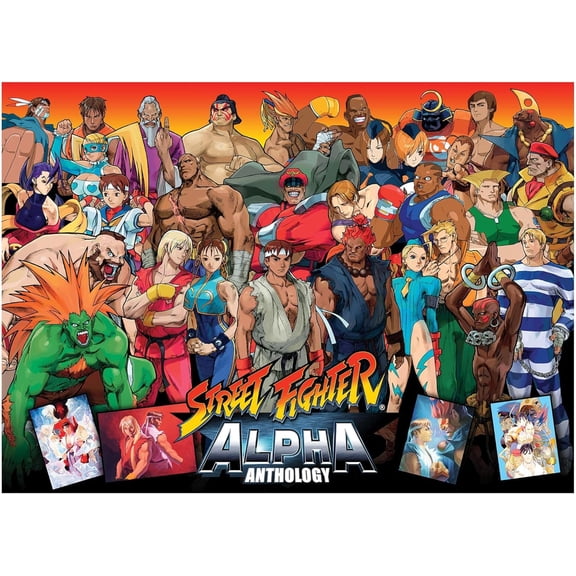 Toynk 1000-Piece Street Fighter Alpha Anthology Jigsaw Puzzle, Engaging Jigsaw Puzzles for Adults, 19.75 x 27.5