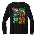 thumbnail image 1 of Street Fighter Comic Black Adult Long Sleeve T-Shirt, 1 of 2