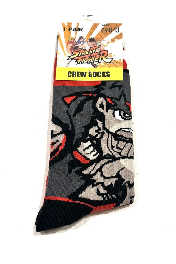 Street Fighter Crew Socks
