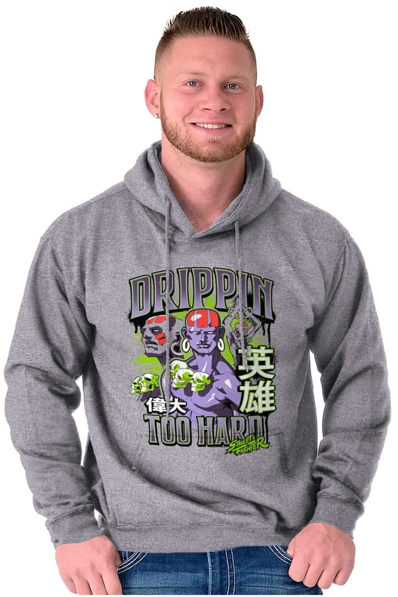 Street Fighter Dhalsim Drippin Hard Hoodie Sweatshirt Women Men Brisco Brands S