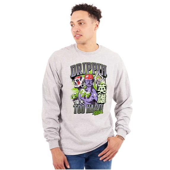 Street Fighter Dhalsim Drippin Hard Long Sleeve TShirt Men Women Brisco Brands S