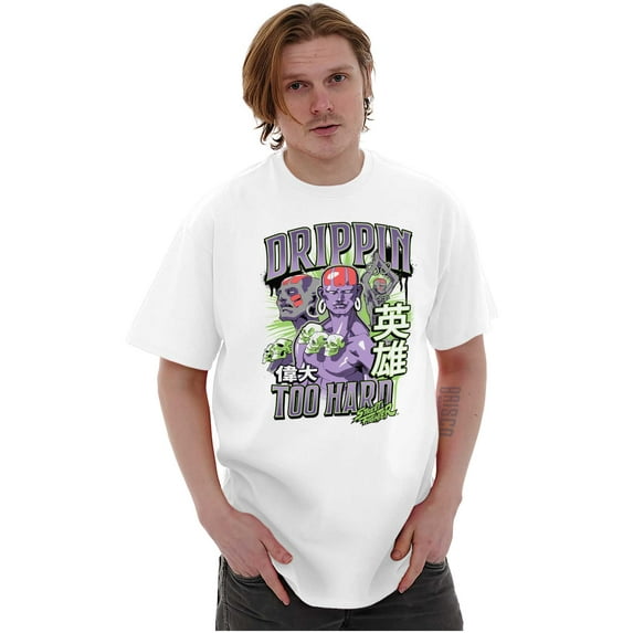Street Fighter Dhalsim Drippin Hard Men's Graphic T Shirt Tees Brisco Brands M