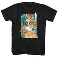 thumbnail image 1 of Street Fighter Dual Chun Li Black Adult T-Shirt, 1 of 3