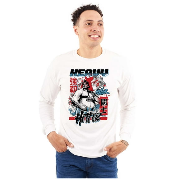 Street Fighter E Honda Heavy Hitter Long Sleeve TShirt Men Women Brisco Brands S