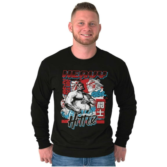 Street Fighter E Honda Heavy Hitter Long Sleeve TShirt Men Women Brisco Brands X