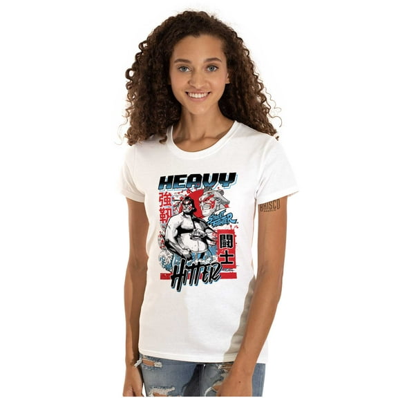 Street Fighter E Honda Heavy Hitter Women's Plus Size Shirt Brisco Brands 3X