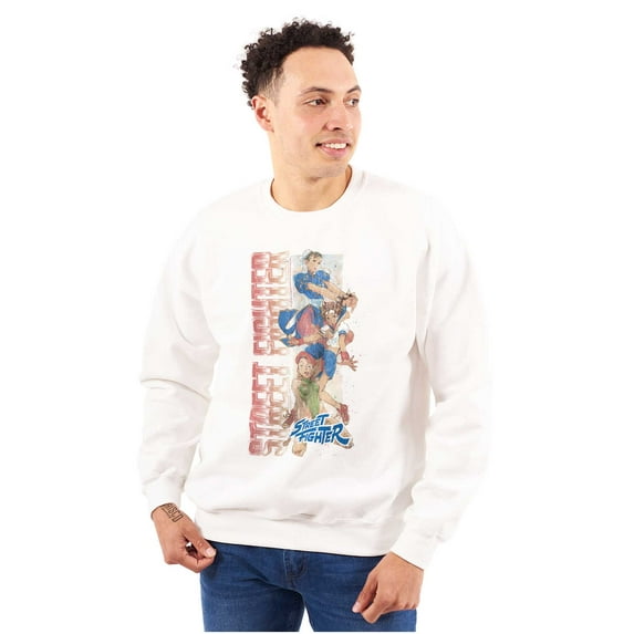 Street Fighter Female Video Gamers Sweatshirt for Men or Women Brisco Brands 3X
