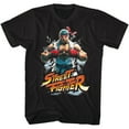 thumbnail image 1 of Street Fighter Fistbump Black Adult T-Shirt, 1 of 2