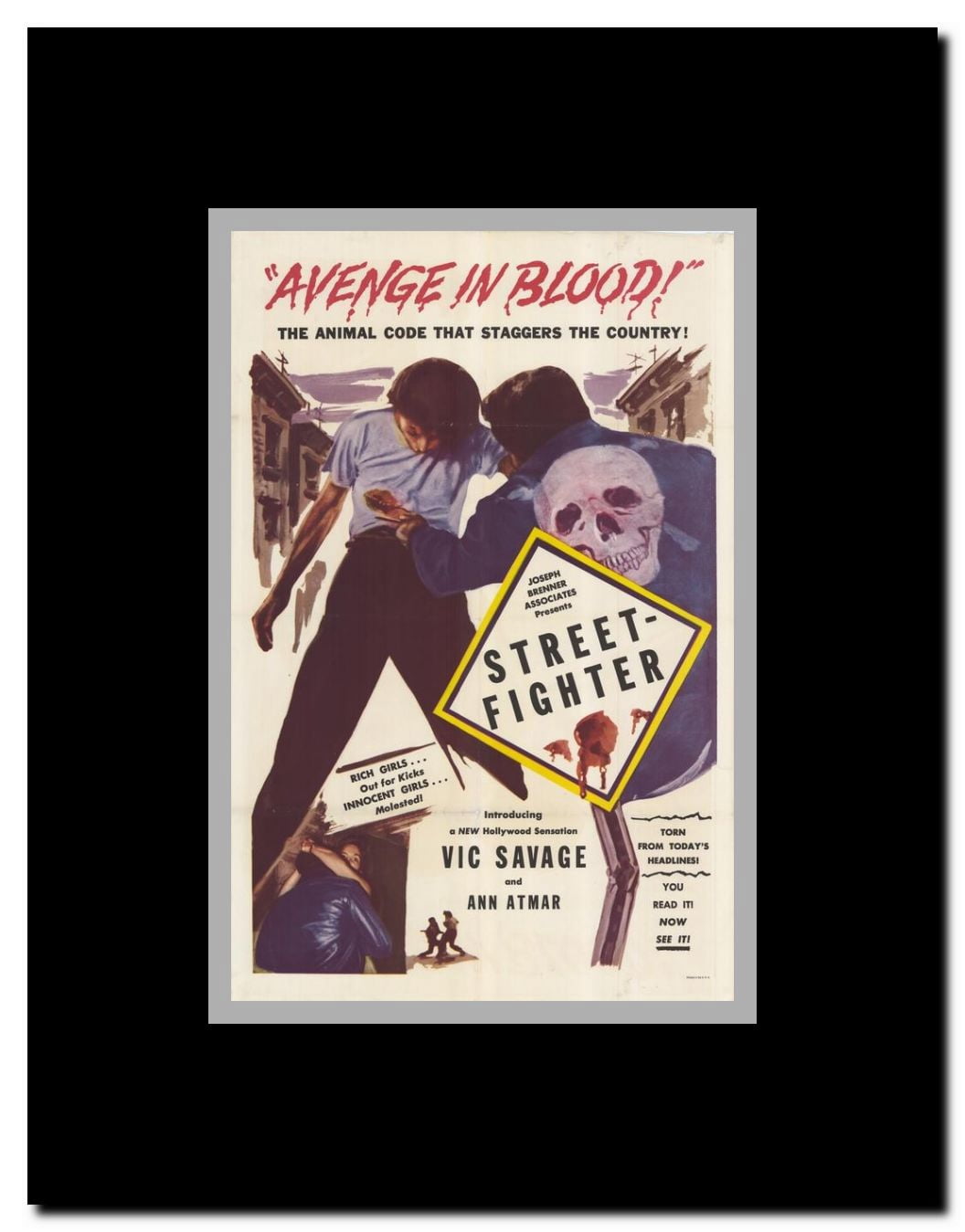 Street-Fighter Framed Movie Poster