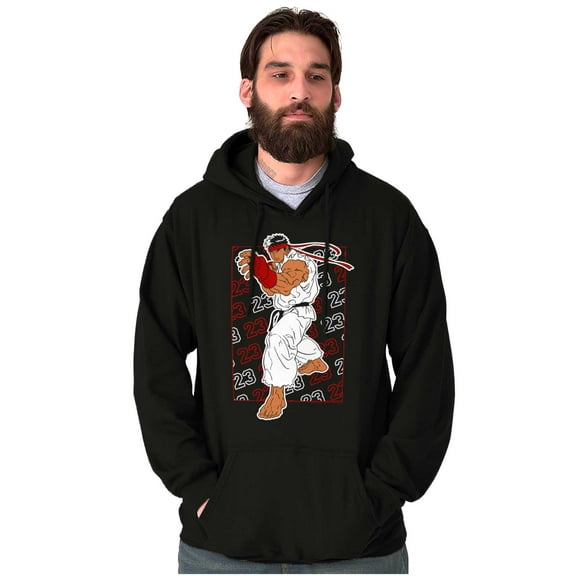 Street Fighter Game Character Ryu Hoodie Sweatshirt Women Men Brisco Brands M