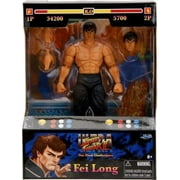 Street Fighter II 6" Fei Long Action Figure, Toys for Kids and Adults