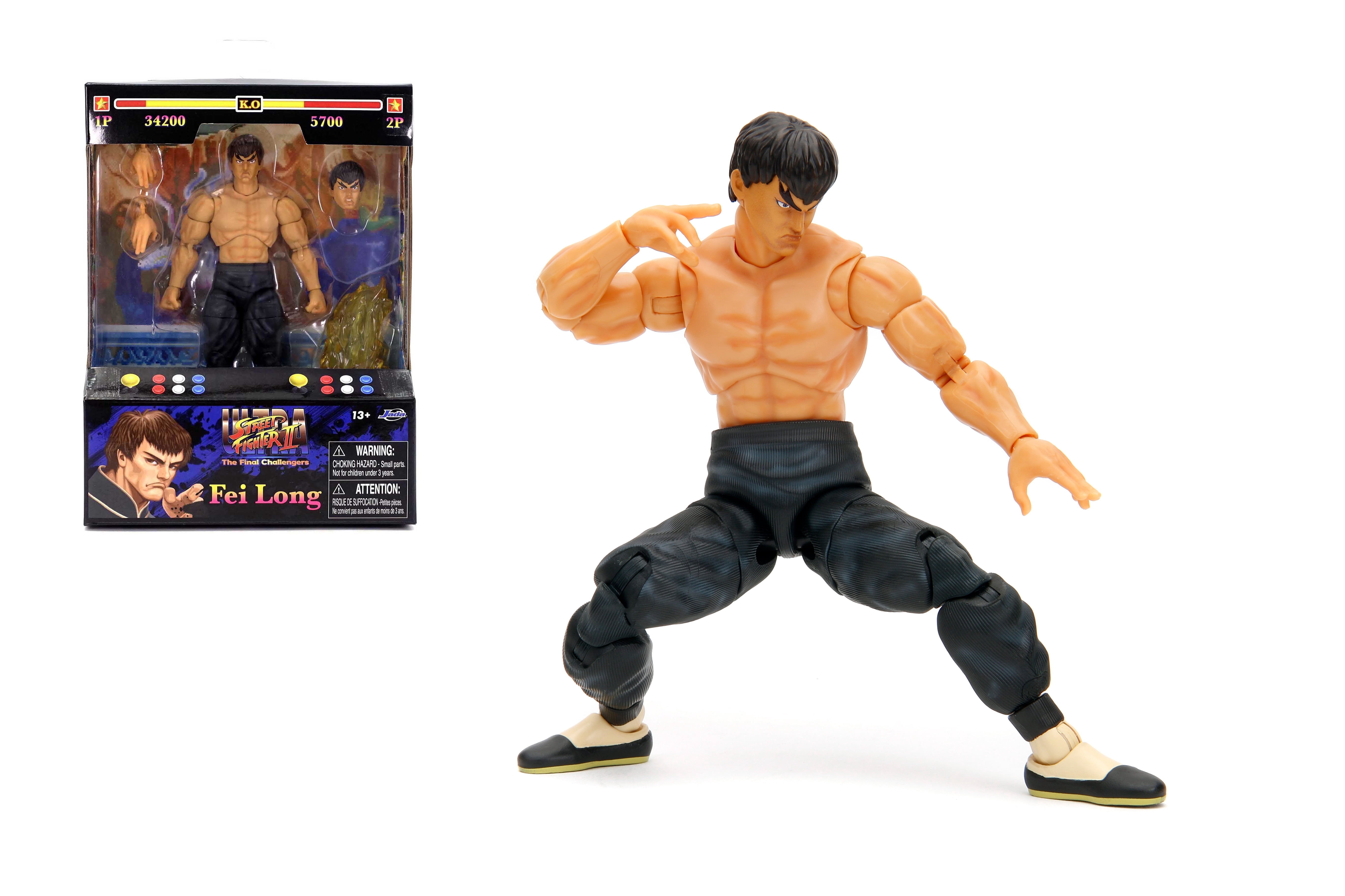 Street Fighter II 6" Fei Long Action Figure