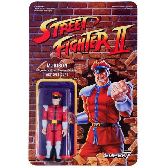 Street Fighter II Reaction Figures - M.Bison