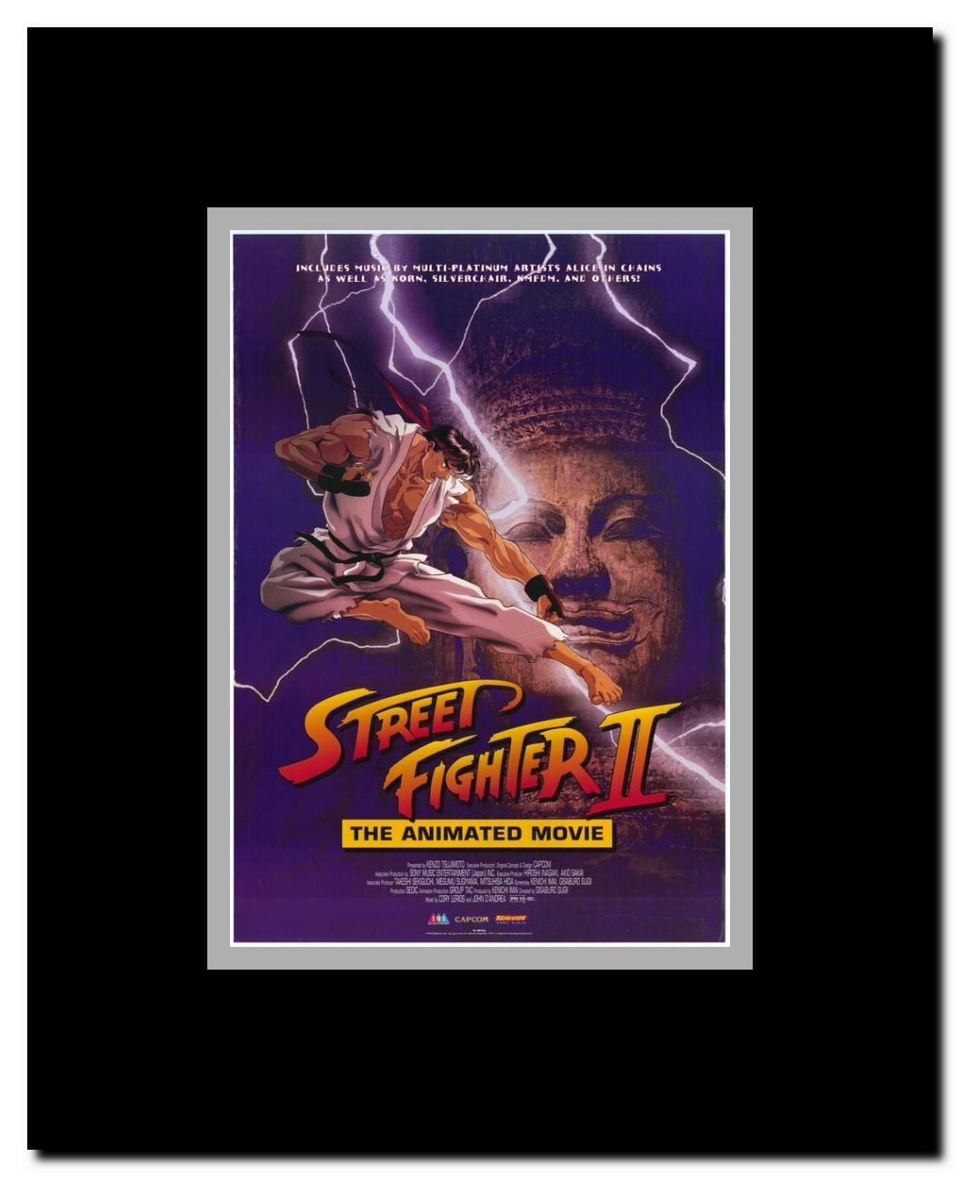 Street Fighter II Movie Framed Movie Poster