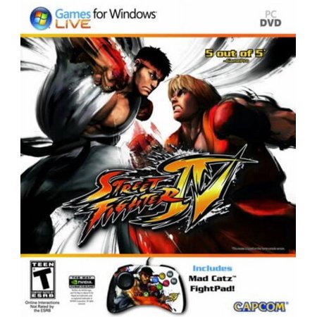 Street Fighter IV with Mad Catz Controller PC (Brand New Factory Sealed US Versi