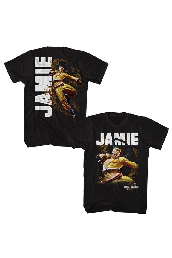 Street Fighter Jamie Character Black Adult S/S Tshirt ***F&B*** S